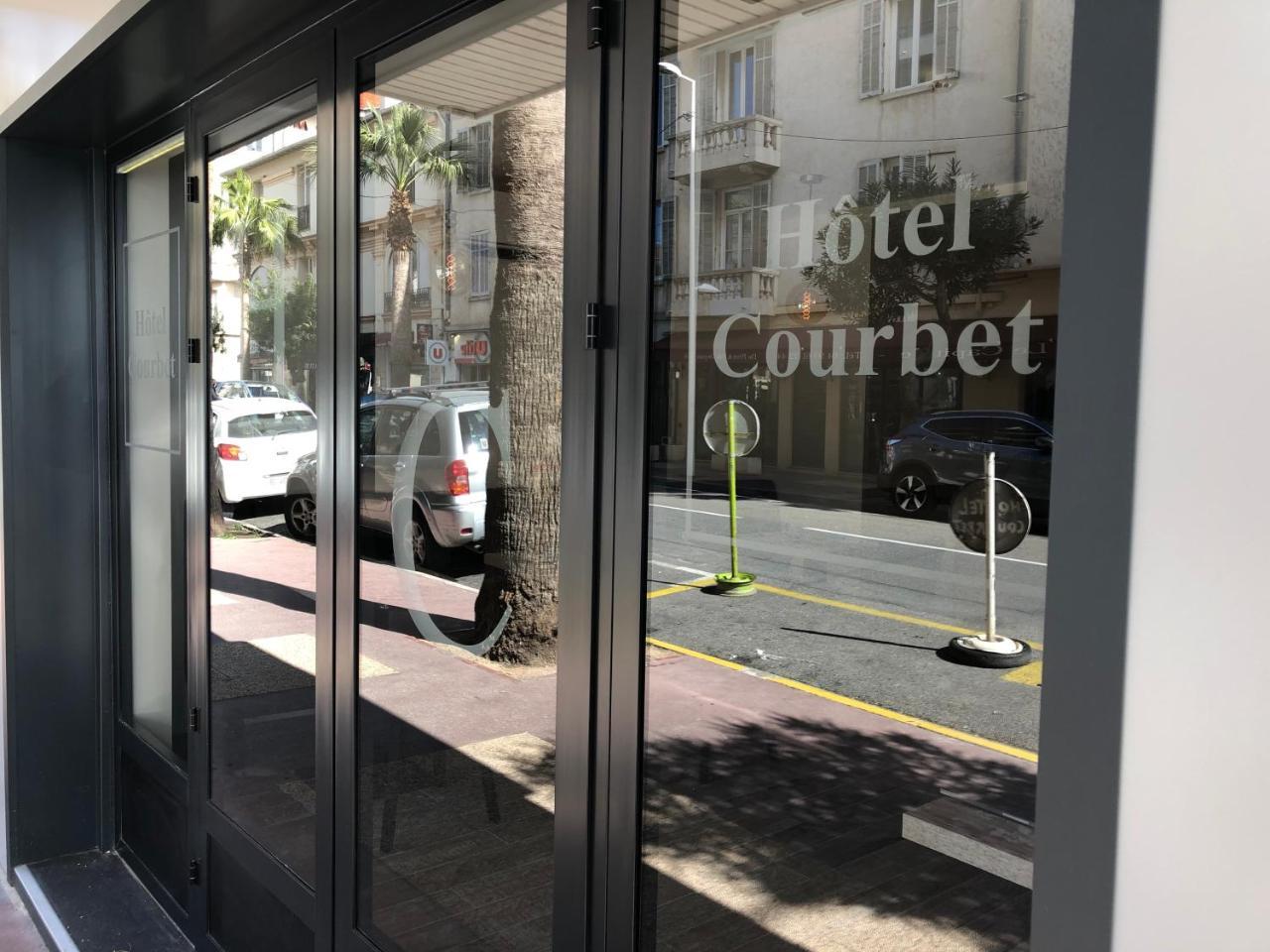 Hotel Courbet Juan-les-Pins Exteriér fotografie